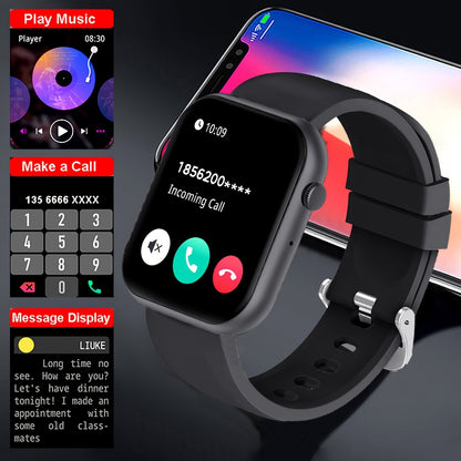 1.93-inch full-touch large-screen smartwatch, wireless talk/dial, IP67 waterproof, message alerts, various APP alerts, 100+ sports modes, suitable for men and women, sports watch, for iPhone/ android