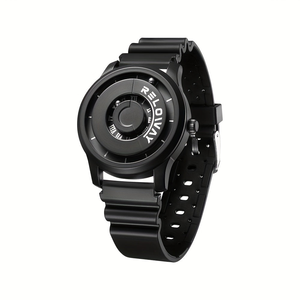 RELOWAY Men's Watch Magnetic Bead Letter Sports Watch