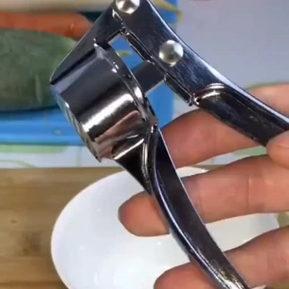 1 Piece Stainless Steel Garlic Press Manually Crusher Handheld Ginger Kitchen Tools