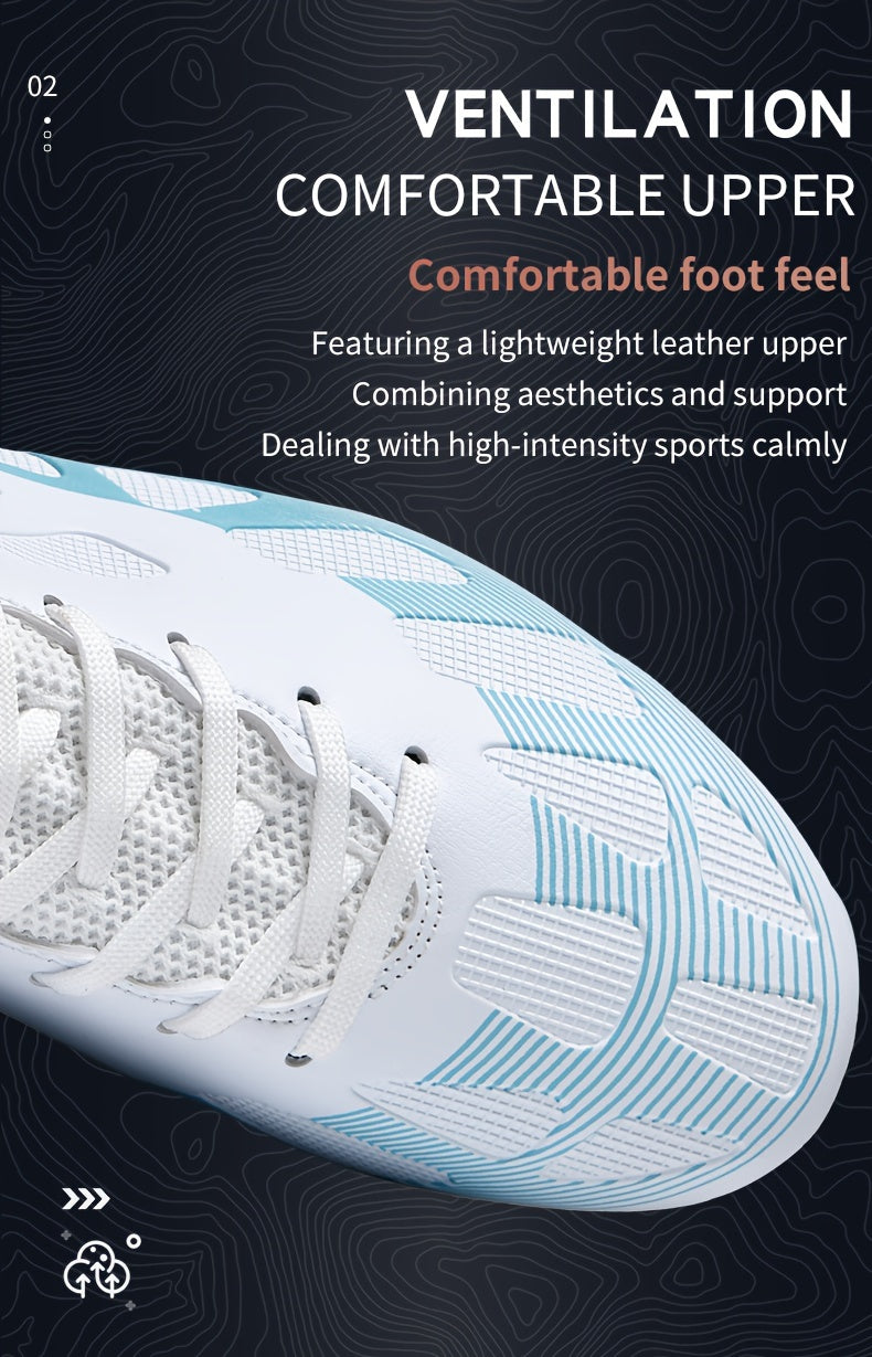 Professional Soccer Cleats, Football Shoes With Long Nail, Non-slip Breathable High Top Fashion Athletic Sneakers