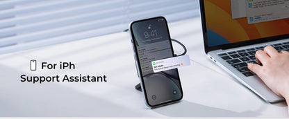 LISEN Third Generation Magnetic Wireless Charger Base, Mini Charging Station, Travel Charging Pad, Portable, Suitable for Multiple Devices, Mobile Phones/ Earphones/ Smart watches, Ffast charging, Long-lasting Life