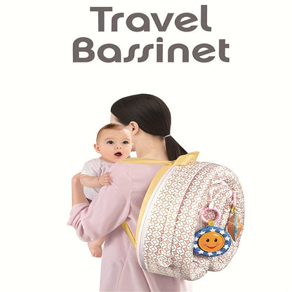 Travel-Ready Portable Bassinet For Babies, Foldable, Sun Protection, Breathable Mosquito Net & Toys, Halloween, Thanksgiving And Christmas Gift Carnival