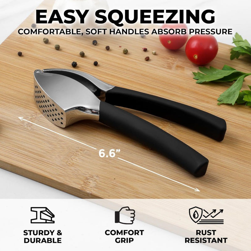 Non-slip Handle Manual Garlic Garlic Pressing Crushing Garlic Clip
