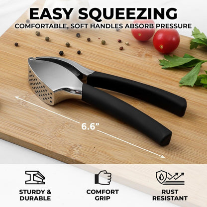 Non-slip Handle Manual Garlic Garlic Pressing Crushing Garlic Clip