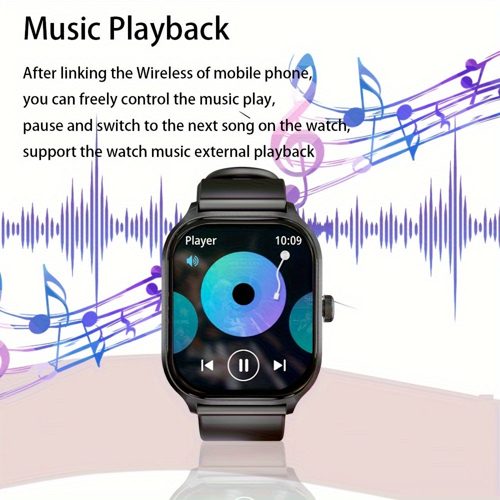 Teen Smartwatch, 2.01 Full Touch Screen (Reject/Answer), Fitness Tracking Watch, Sport Mode Support, Pedometer, Distance, Large Capacity 230mAh, 100 + Sport Mode Wireless Calls, Smart Watch For Android IPhone