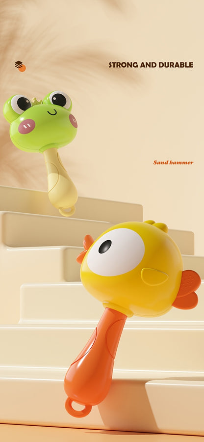 Early Learning Baby Rattle & Sand Hammer Set - Soft Pp Material, Ideal For Newborns 0-3 Years - Perfect For Grip Training & Soothing Soft Rattles For Baby Soft Plush Rattle For Baby