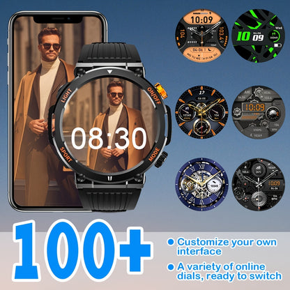 QTLLBT Smart Watch, Wireless Phone Answering, Outdoor Sports Watch, LED Light, High Quality, Compass Fitness Tracker, Pedometer, MMS Display, Suitable for Android, iPhone, Mobile Phone, Smart Watch for Men And Women, Gift