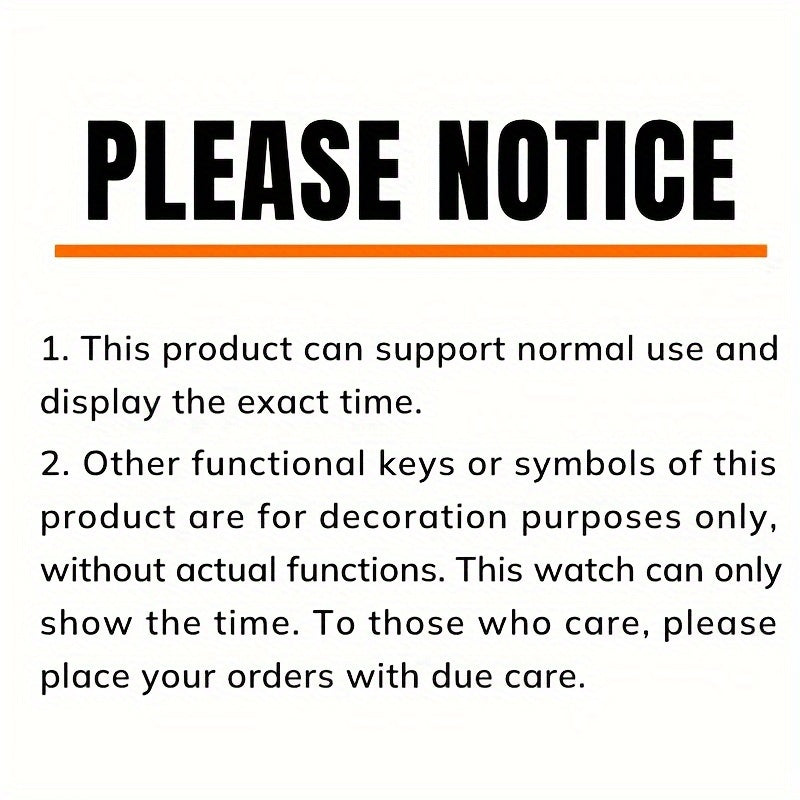 Men's Fashion Watch, Multifunctional Quartz Wristwatch