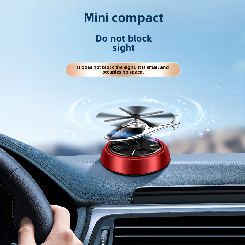 Car Perfume Diffuser Solar Aromatherapy Dashboard Helicopter Decoration Air Freshener Deodorant Car Accessories Gift