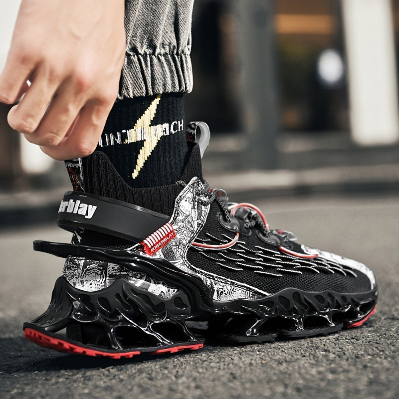 Men'S Casual Sports Shoes, Luxurious Tennis Trainers, Breathable Fashion Loafers, And Lightweight Running Shoes with Shock-Absorbing Features.