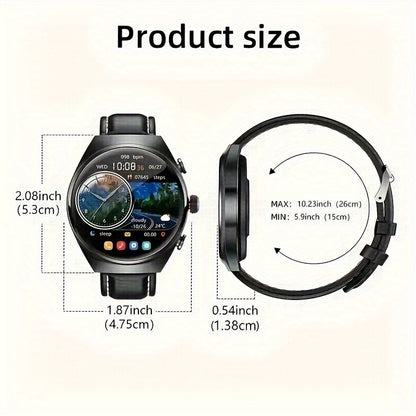 [Full HD | TWS] 2025 New TWS Sports Headset + Outdoor Smartwatch | Full HD Screen Alloy Shell, 400mAh Battery Long Life, News Alerts, Answer Phone