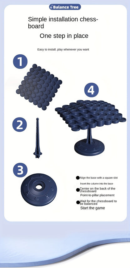 Astronaut Balance Tree Board Game.Focus Training Parent-child Interactive Brain Thinking Puzzle Toys Christmas, Halloween Gift