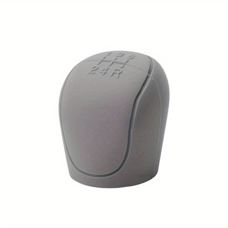 Car Silicone Gear Shift Knob Cover Gear Shift Non-Slip Grip Handle Protective Covers Manual 6-speed Car Interior Accessories