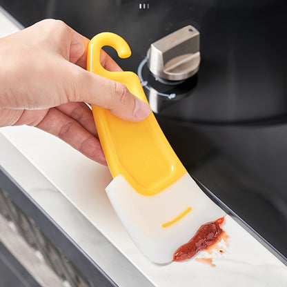 1pc Oil-Proof Silicone Kitchen Scraper : The Perfect Tool For Effortless Cleaning