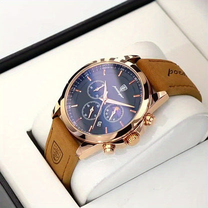 Men's Fashion Watch, Multifunctional Quartz Wristwatch