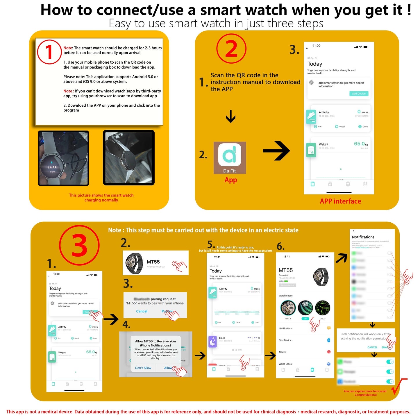 Ultra Thin Smartwatch For Men And Women Gift, 3.63 Cm Full Touch Screen With SMS And Make/Answer Call, For Android/IPhone, Fitness Activity Tracking Watch, Many Sport Modes, Pedometer, Distance, 100+ Exercise Modes
