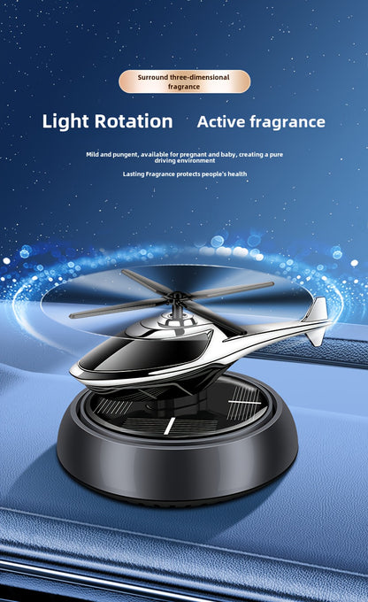 Car Perfume Diffuser Solar Aromatherapy Dashboard Helicopter Decoration Air Freshener Deodorant Car Accessories Gift