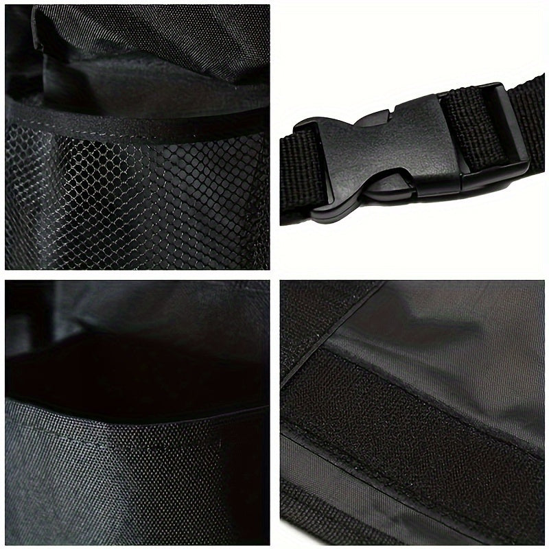 1 Pcs Car Trunk Car Storage Bag, Rear Seat Suspension Car Storage Bag, With 8 Large Storage Bags - For SUVs, Trucks, Vans - Your Space Saving Expert