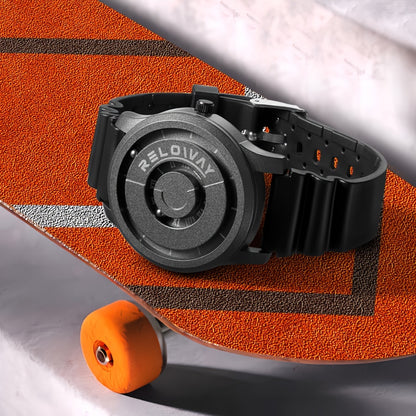 RELOWAY Men's Watch Magnetic Bead Letter Sports Watch