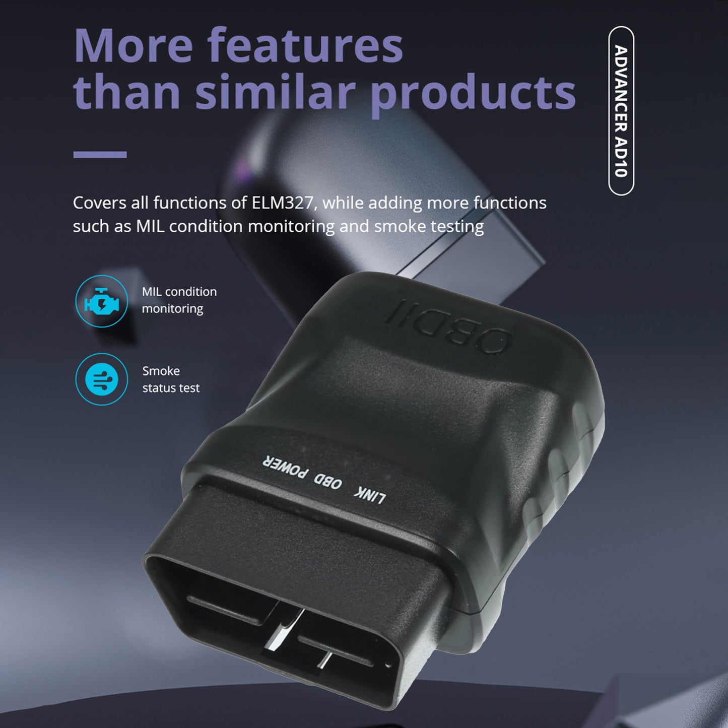 Car Simplicity Bluetooth Connection OBD2 Diagnostic Scanner