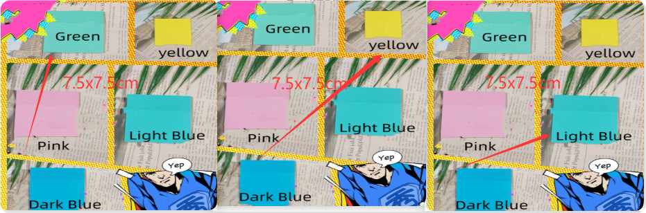 Transparent Post-it Notes Student Notes Sticky Notes Stickers Detachable Notes Sticky Notes