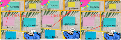 Transparent Post-it Notes Student Notes Sticky Notes Stickers Detachable Notes Sticky Notes