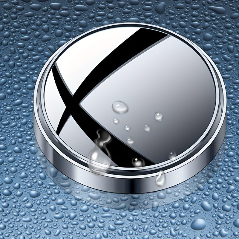 2pcs Car Rearview Mirror High-definition Round Mirror 360-degree Adjustable Blind Spot Mirror Wide-angle Mirror, Increase Safety In The Car