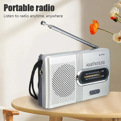 BC-R21 Mini AM/FM Portable Radio