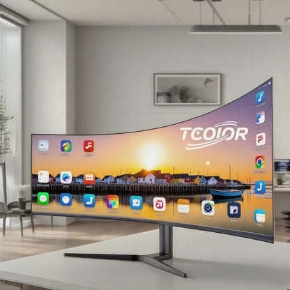 Ergonomic 34 inch 165Hz gaming monitors 99% SRGB height adjustable stand pc screen 21:9 display ratio 3440x1440 lcd monitors