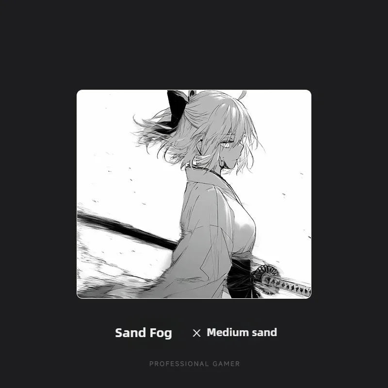 Resin Crystal Snow Professional Esports Lovely Girl Customized Smooth Glass Gaming Laptop Office Accessories Large Mouse Pad