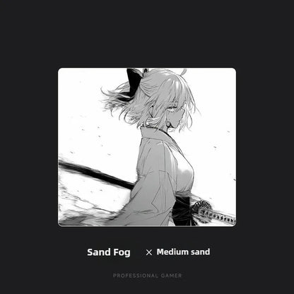 Resin Crystal Snow Professional Esports Lovely Girl Customized Smooth Glass Gaming Laptop Office Accessories Large Mouse Pad