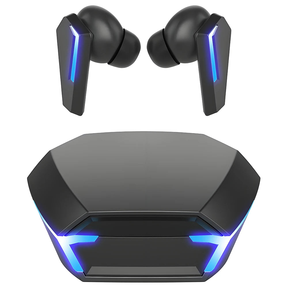 M10 Low Latency Wireless Earbuds Gaming and Music Dual-Mode in Ear Earphones with E-Sports Breathing Light and IPX4 Waterproof