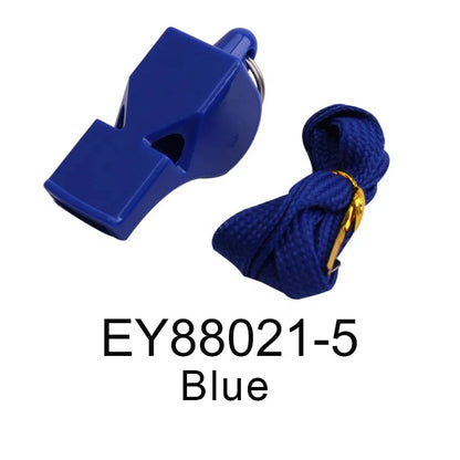 High Quality Loudest Whistle Referee Plastic fox Whistle with Lanyard