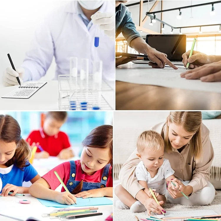 New Unlimited Technology Reusable Writing Inkless Pencil Everlasting Magic Pen Pencil 14 Pack in Stock