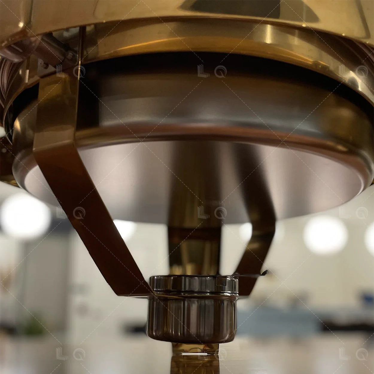 European 6L Kitchen Round Roll Top Gold Buffet Chafing Dish Hotel Chafer for Catering Stainless Steel Food Warmer