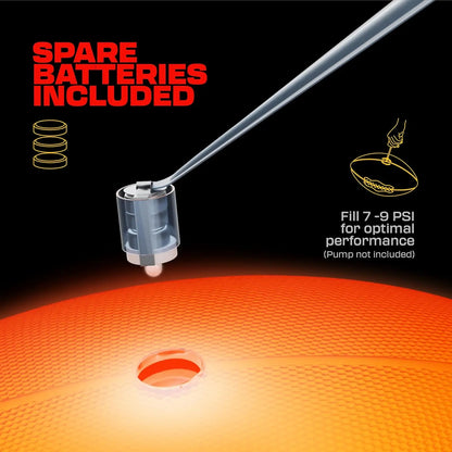 American Football, Rechargeable Luminous Ball, Outdoor Leisure Fitness Toy for Teenagers and Children, Equipped with an air Pump