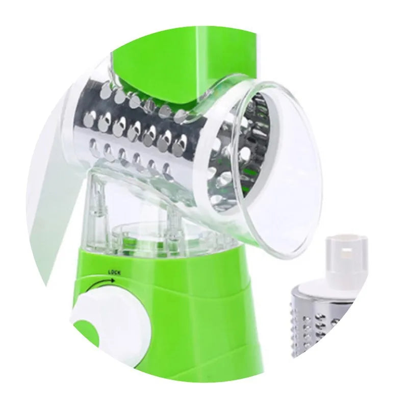 Multifunctional Hand-cranked Vegetable Cutter Kitchen Manual Vegetable Machine Grater Slicer Roller Type Vegetable Cutter