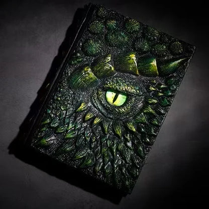 Hotselling One-eyed Dragon Notebook for Holiday Gifts GTB02 Wholesale 3D Eye Embossed Journal Notebook Resin Crafts