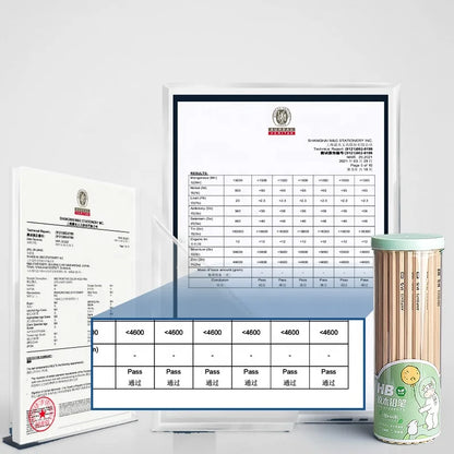 M&G 30PCS/Box 2B /HB Wood Triangle Standard School Pencils for Kids Promotional Black Hb Pencil with Round Pattern Set Packaging