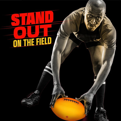 American Football, Rechargeable Luminous Ball, Outdoor Leisure Fitness Toy for Teenagers and Children, Equipped with an air Pump