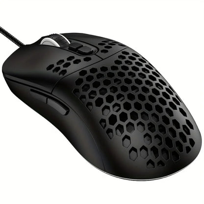 Manufacturers Silent Wired E-Sports Optical Lightweight Mouse Hole RGB Lighting Black Gaming Mouses Office Computer Essential