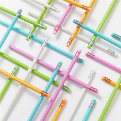 Zhenglin Macaron HB Plastic Promotional Use Pencil Cross-Border E-Commerce Bulk Environmentally Friendly Rubber Standard Pencils