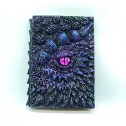 Hotselling One-eyed Dragon Notebook for Holiday Gifts GTB02 Wholesale 3D Eye Embossed Journal Notebook Resin Crafts