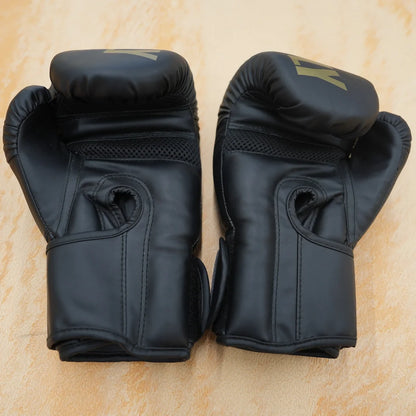 INVINC Quality Gym Sports Training Gloves Durable Custom Logo Boxing MMA Gloves for Adults Hand Protection 6oz 16oz Waterproof