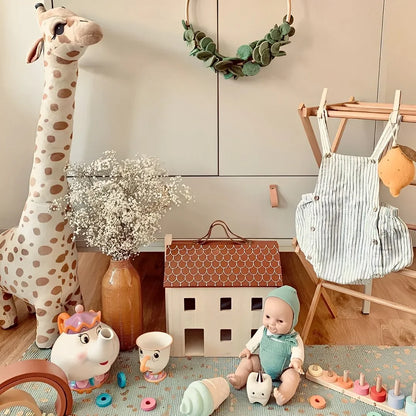 Hot Sale Cartoon Giraffe Baby Soothing Doll Big Giraffe for Kids Children Doll Stuffed Animals Toys
