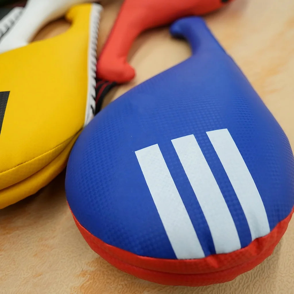 Dropshipping Custom Logo Clapper Double Kicking Target Karate & Taekwondo Training Pads PU Material Durable Protection Soft