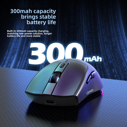 Hot Sale Lightweight Cross-Border Crack Gaming Mouse 2.4G Dual-Mode Charging Light Base for Office & Gaming