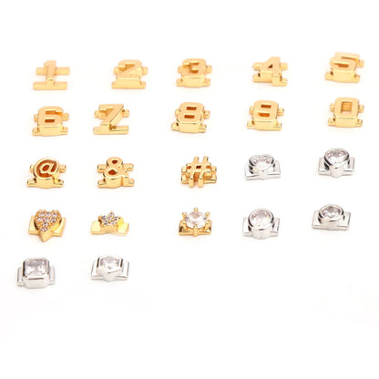 DIY Custom Charm Bangle Bracelet Bangle Bracelet Designer Charms for Diy Bracelet Slide Jewelry