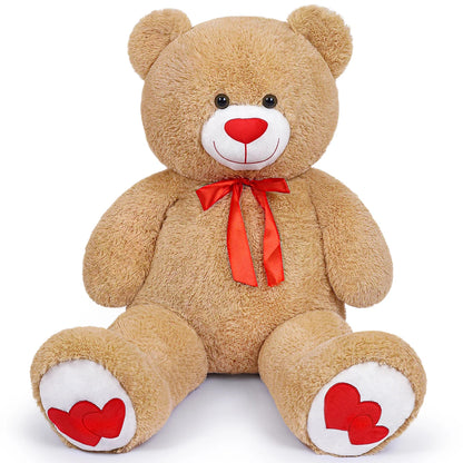 Factory Direct Sale 43-Inch Giant Soft Plush Stuffed Animal Teddy Bear Toy for Boyfriend Girlfriend Valentine's Day Gift