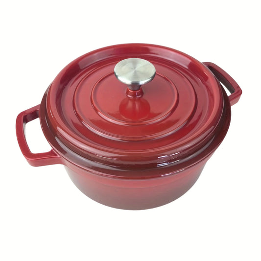 High Quality Non-Stick Cast Iron Enamel Dutch Oven Cookware Colorful Classic Home Kitchen Utensil Healthy Eco-Friendly Durable